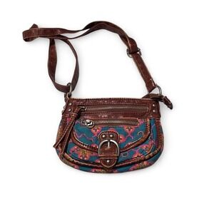 Vintage Brown Mudd Mini Crossbody Bag‎ Y2K